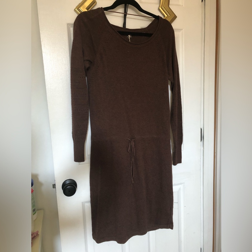 Brown Prana Sweater Dress